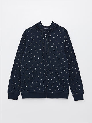 Navy Printed