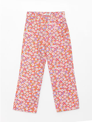 Uçuk Lila Baskılı