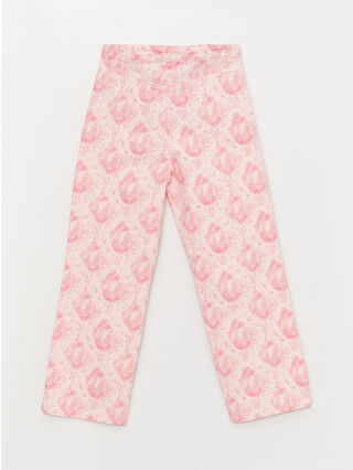 Açık Pembe Baskılı