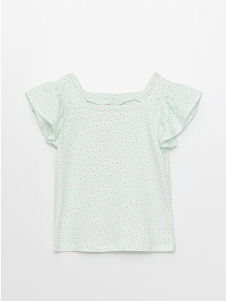 Pale Green Printed
