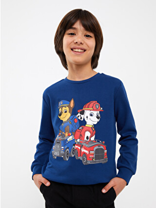 LCW Kids Bisiklet Yaka Paw Patrol Baskılı Uzun Kollu Erkek Çocuk