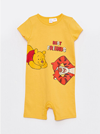 ぽむ LCW baby Bisiklet Yaka Kısa Kollu Winnie The Pooh Baskılı Erkek