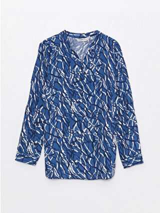 Navy Printed