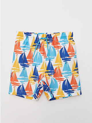 لون أبيض مطبوع