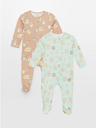 Pale Aqua Green Printed