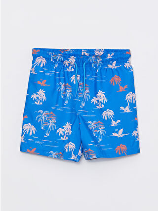 لون أزرق باهت مطبوع