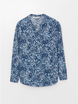 Bright Navy Printed