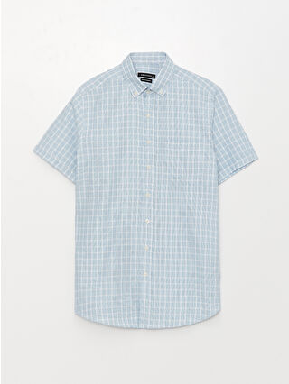 Blue Checked