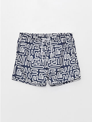 لون كحلي ساطع مطبوع