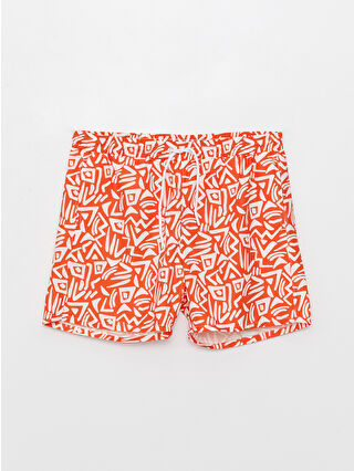 لون باستيل برتقالي مطبوع