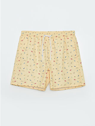 Açık Sarı Baskılı