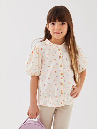 لون كريمي مطبوع