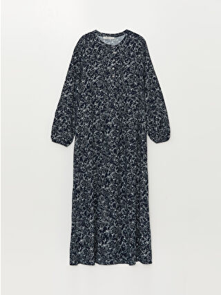 لون كحلي ساطع مطبوع