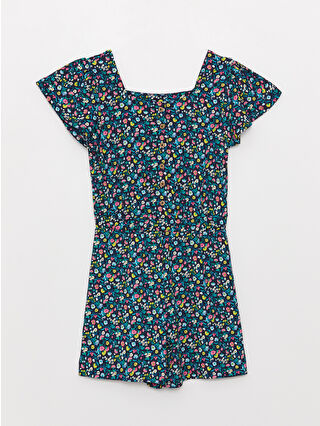 Açık Lacivert Baskılı