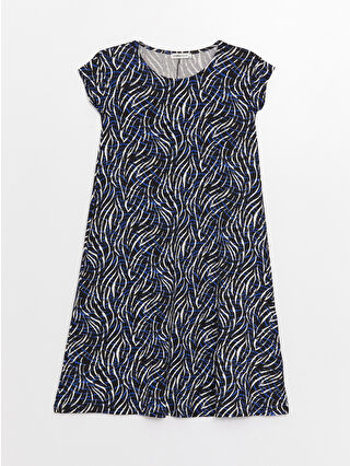 لون كحلي مطبوع