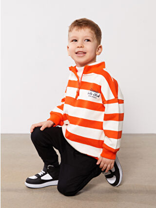 Bright Orange Printed