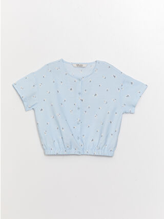 Light Blue Printed