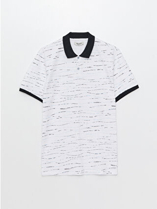 لون أزرق باهت مطبوع