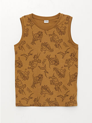 Brown Printed