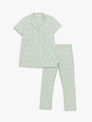 Light Green Printed
