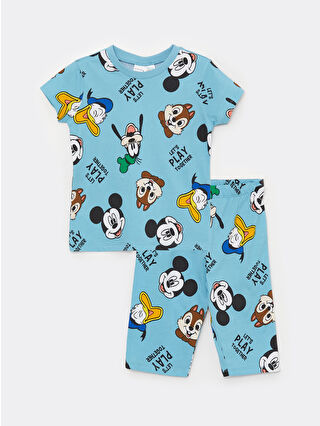 Dull Turquoise Printed