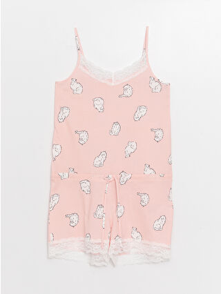 لون وردي فاتح مطبوع