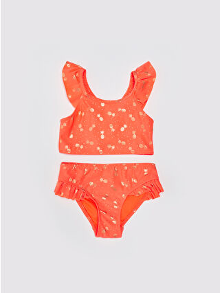 Neon Orange Printed