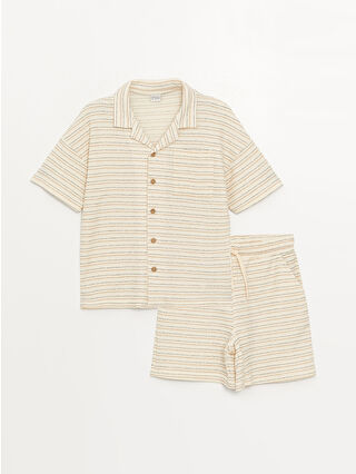 Beige Striped