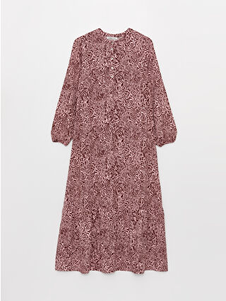 لون أحمر ساطع مطبوع