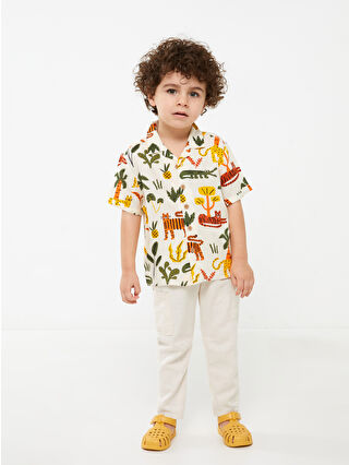 Light Beige Printed