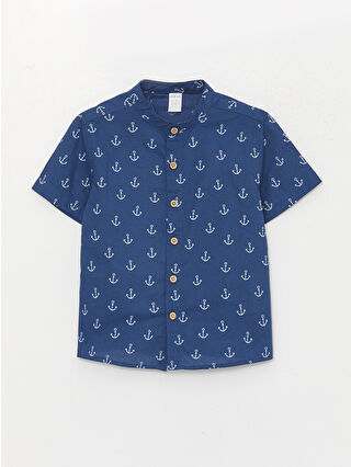 Light Navy Printed