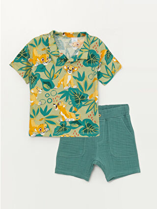 Açık Yeşil Baskılı