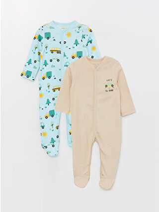 Uçuk Mavi Baskılı