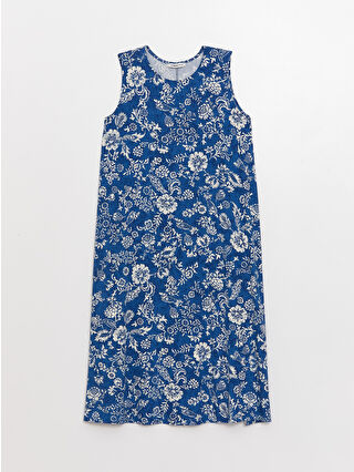 لون أزرق باهت مطبوع