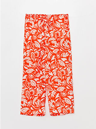 Canlı Turuncu Baskılı