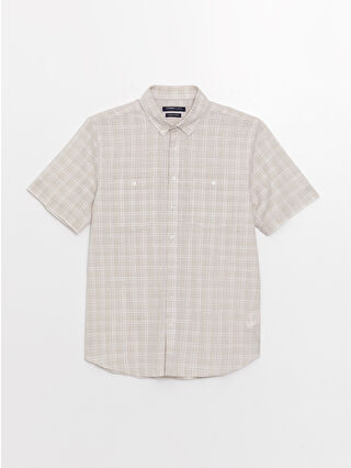 Beige Checked