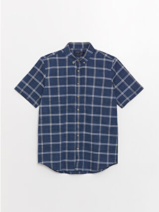 Indigo Checked