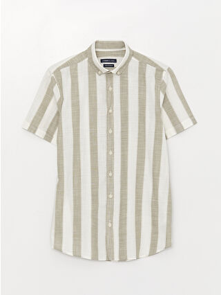 لون كاكي فاتح مخطط