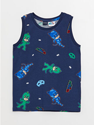 Navy Printed