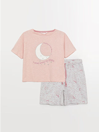 Gri Melanj Baskılı