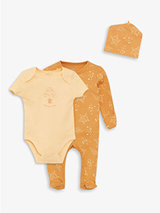 Mat Turuncu Baskılı