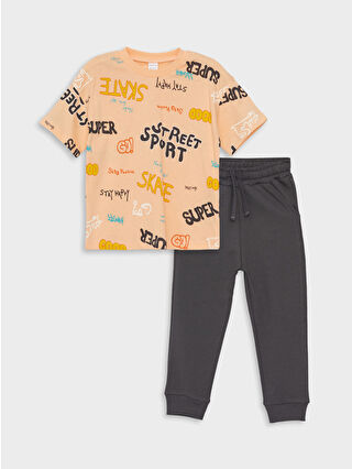 Uçuk Mercan Baskılı