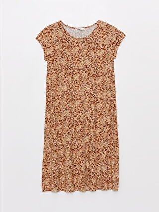 لون باستيل برتقالي مطبوع