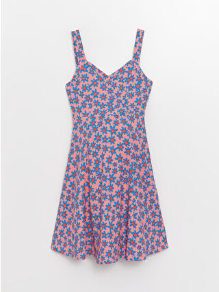 لون مرجاني فاتر مطبوع