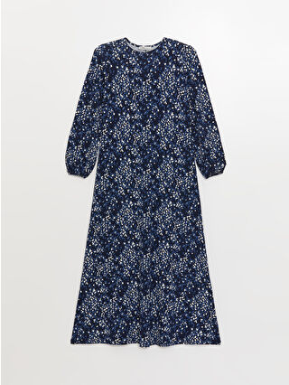 لون كحلي ساطع مطبوع