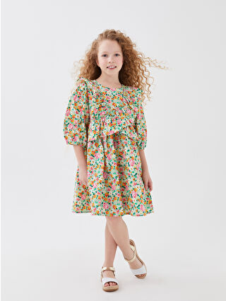 Pastel Yeşil Baskılı