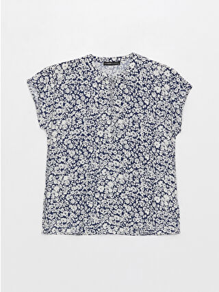 Navy Printed