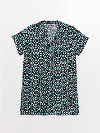 Navy Printed