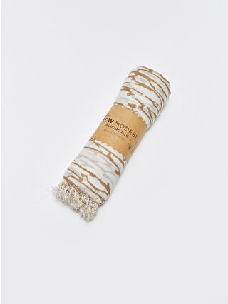 Açık Bej Baskılı