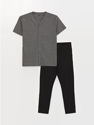 Dark Grey Printed